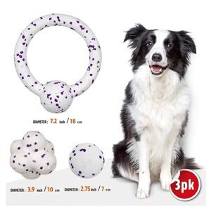 Fofos Bounce The Amazing Dog Toys 3 Pieces New